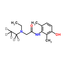 3-Hydroxy Lidocaine-d5 Structure