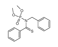 dimethyl N-thiobenzoyl-N-benzylphosphoramidate Structure