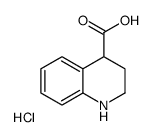 1,2,3,4-Tetrahydroquinoline-4-carboxylic acid hydrochloride结构式