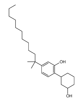 5-(1,1-Dimethylundecyl)-2-[(1S,3R)-3-hydroxycyclohexyl]phenol结构式