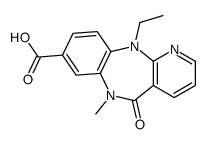 11-ethyl-6-methyl-5-oxopyrido[3,2-c][1,5]benzodiazepine-8-carboxylic acid结构式