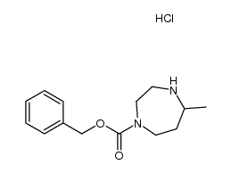 benzyl 5-methyl-1,4-diazepane-1-carboxylate hydrochloride结构式