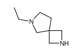 6-Ethyl-2,6-diazaspiro[3.4]octane Structure