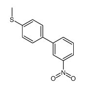 1-(4-methylsulfanylphenyl)-3-nitrobenzene结构式