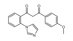 1-(2-(1H-imidazol-1-yl)phenyl)-3-(4-methoxyphenyl)propane-1,3-dione Structure