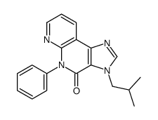 3-(2-methylpropyl)-5-phenylimidazo[4,5-c][1,8]naphthyridin-4-one Structure