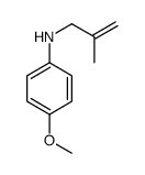 4-methoxy-N-(2-methylprop-2-enyl)aniline结构式