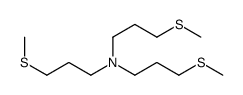 3-methylsulfanyl-N,N-bis(3-methylsulfanylpropyl)propan-1-amine结构式