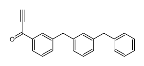 1-[3-[(3-benzylphenyl)methyl]phenyl]prop-2-yn-1-one Structure