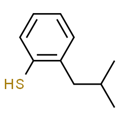 Benzenethiol, 2-(2-methylpropyl)-结构式