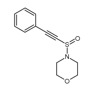 4-[(phenylethynyl)sulfinyl]morpholine结构式