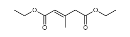 diethyl (2E)-3-methyl-2-pentenedioate结构式