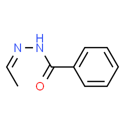 Benzoic acid, ethylidenehydrazide, (Z)- (8CI) structure