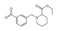 ETHYL 1-(3-NITROBENZYL)PIPERDINE-2-CARBOXYLATE Structure