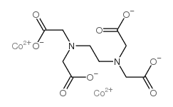 [[N,N'-ethylenebis[N-(carboxymethyl)glycinato]](4-)-N,N',O,O',ON,ON']cobaltate(2-) Structure