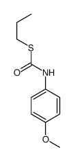 S-propyl N-(4-methoxyphenyl)carbamothioate Structure