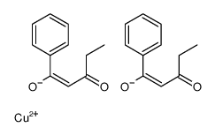 copper,(Z)-3-oxo-1-phenylpent-1-en-1-olate结构式