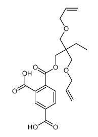 4-[2,2-bis(prop-2-enoxymethyl)butoxycarbonyl]benzene-1,3-dicarboxylic acid Structure