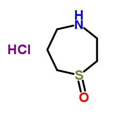 1,4-Thiazepane 1-oxide hydrochloride (1:1) Structure