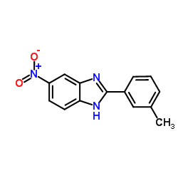 2-(3-Methylphenyl)-5-nitro-1H-benzimidazole Structure