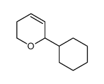 6-cyclohexyl-3,6-dihydro-2H-pyran结构式