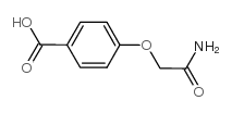 4-(2-amino-2-oxoethoxy)benzoic acid结构式