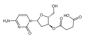 2'-deoxycytidine 3'-succinate Structure