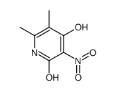 4-HYDROXY-5,6-DIMETHYL-3-NITROPYRIDIN-2(1H)-ONE structure