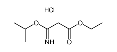 α-Ethoxycarbonyl-acetimidsaeure-isopropylester-hydrochlorid Structure