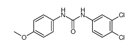 N-(3,4-dichloro-phenyl)-N'-(4-methoxy-phenyl)-urea结构式