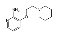 3-(2-piperidin-1-ylethoxy)pyridin-2-amine结构式