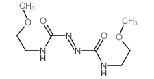 Diazenedicarboxamide,N,N'-bis(2-methoxyethyl)- (9CI) Structure