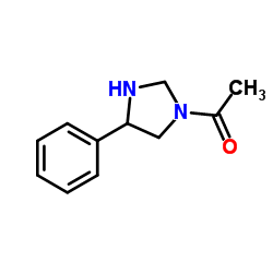 1-(4-Phenyl-1-imidazolidinyl)ethanone Structure