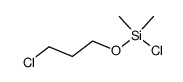 chloro-(3-chloro-propoxy)-dimethyl-silane Structure