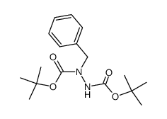 N-benzyl-N’-[(tert-butoxy)carbonyl](tert-butoxy)carbohydrazide Structure