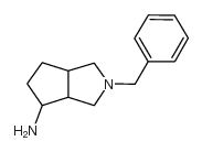 2-BENZYL-OCTAHYDRO-CYCLOPENTA[C]PYRROL-4-YLAMINE structure