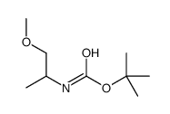 N-tert-Butyloxycarbonyl DL-Alaninol Methyl Ether Structure