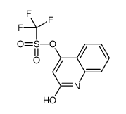 (2-oxo-1H-quinolin-4-yl) trifluoromethanesulfonate结构式