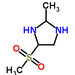 2-Methyl-4-(methylsulfonyl)-1H-imidazole结构式