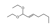 1,1-Diethoxyhept-2-ene structure