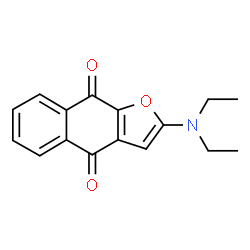 Naphtho[2,3-b]furan-4,9-dione,2-(diethylamino)-结构式