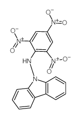 N-(2,4,6-trinitrophenyl)carbazol-9-amine structure