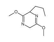 Pyrazine, 2,5-dihydro-3,6-dimethoxy-2-propyl-, (2S)- (9CI)结构式