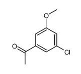 1-(3-chloro-5-methoxyphenyl)ethanone结构式