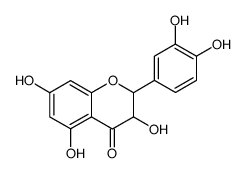 3,3',4',5,7-PENTAHYDROXYFLAVANONE结构式