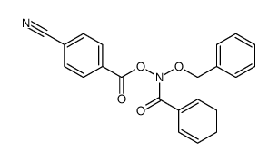 [benzoyl(phenylmethoxy)amino] 4-cyanobenzoate Structure