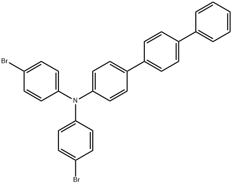 N,N-Bis(4-bromophenyl)-[1,1':4',1''-terphenyl]-4-amine Structure