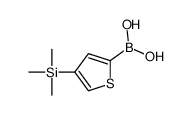 4-(Trimethylsilyl)thiophen-2-ylboronic acid结构式