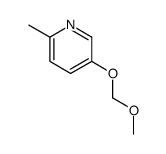 Pyridine, 5-(methoxymethoxy)-2-methyl- (9CI)结构式