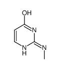4(1H)-Pyrimidinone, 2-(methylamino)- (9CI) structure